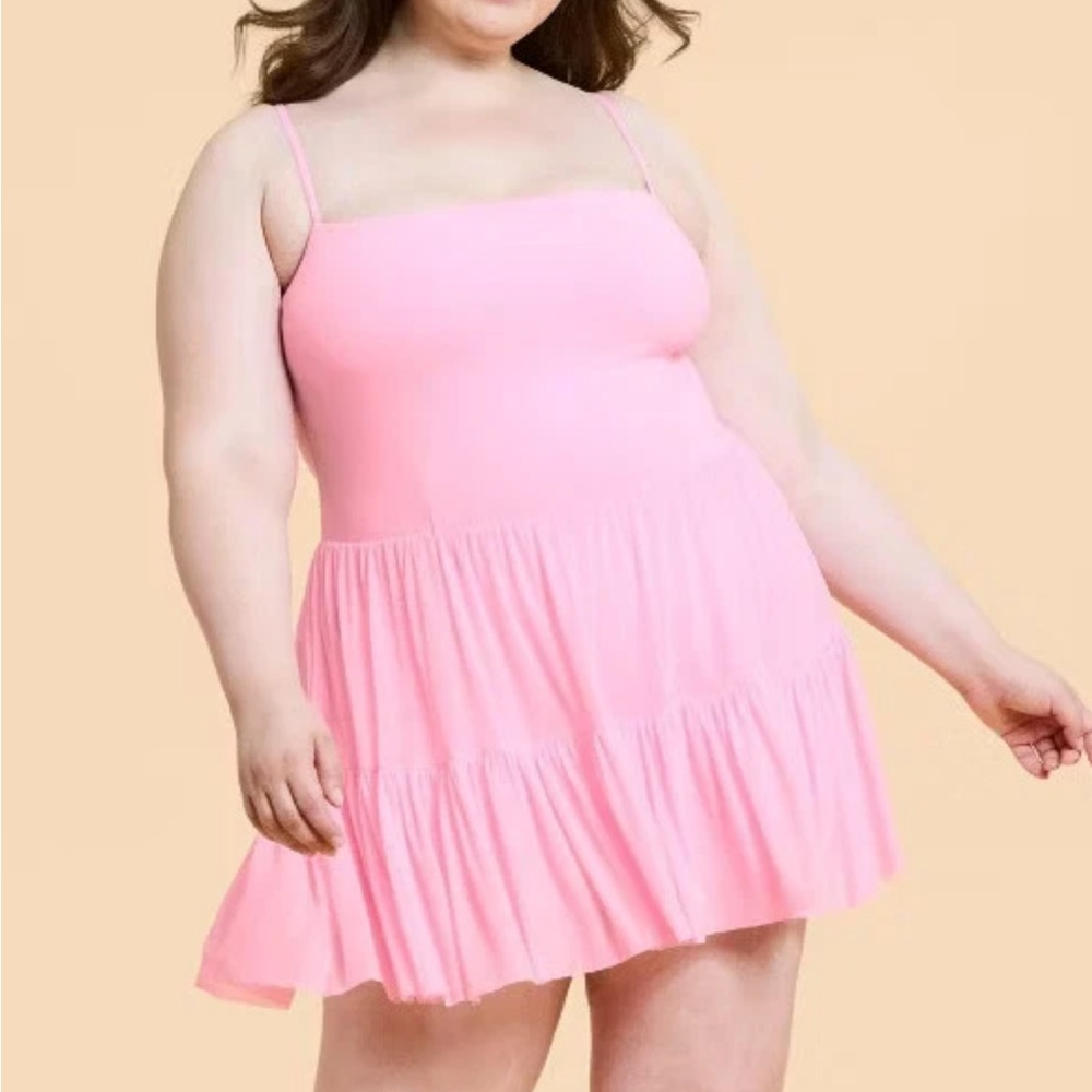 Blogilates pink pirouette dress NWT 2x